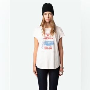 Zadig & Voltaire Woop Photoprint Telephone Tee